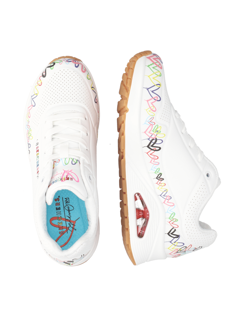 Skechers-UNO-JGOLDCROWM-HEART-PRINT-weiss