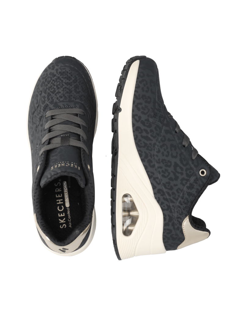 Skechers-UNO-WEDGE---SAFARI-DAZE-črna