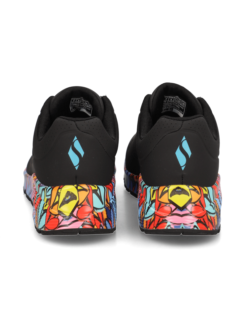 Skechers-JGOLDCROWN:-UNO---RAVAGED-LOVE-črna