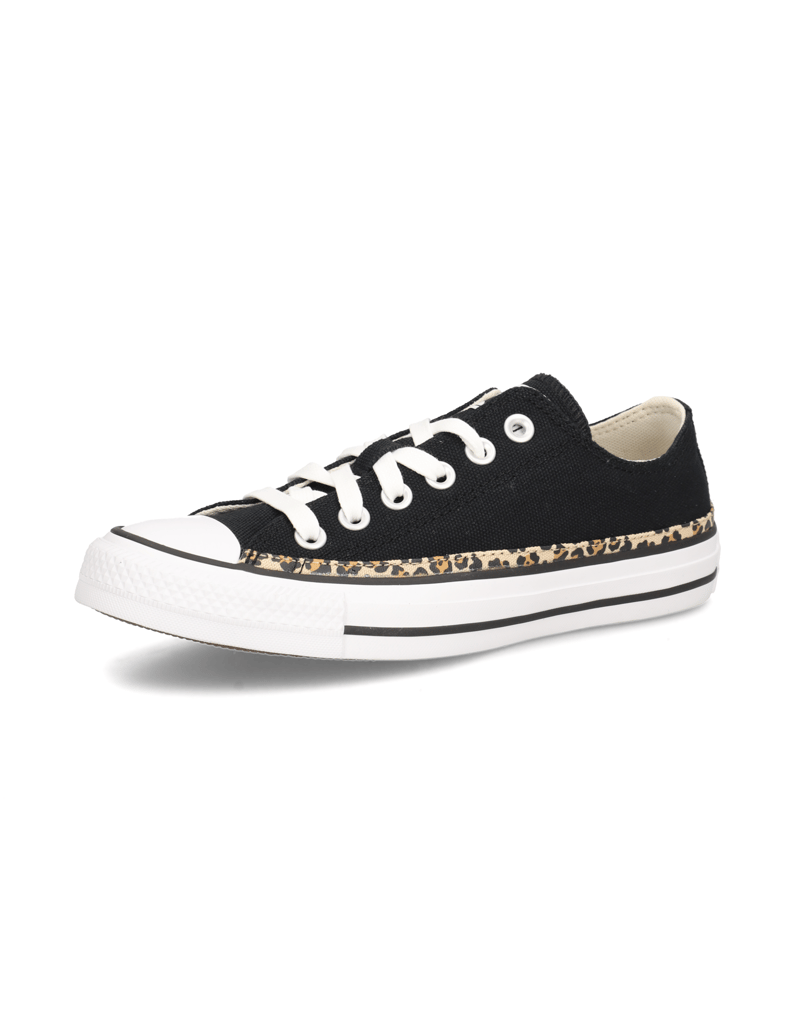 Converse-CHUCK-TAYLOR-ALL-STAR-LEOPARD-TRIM-čierna