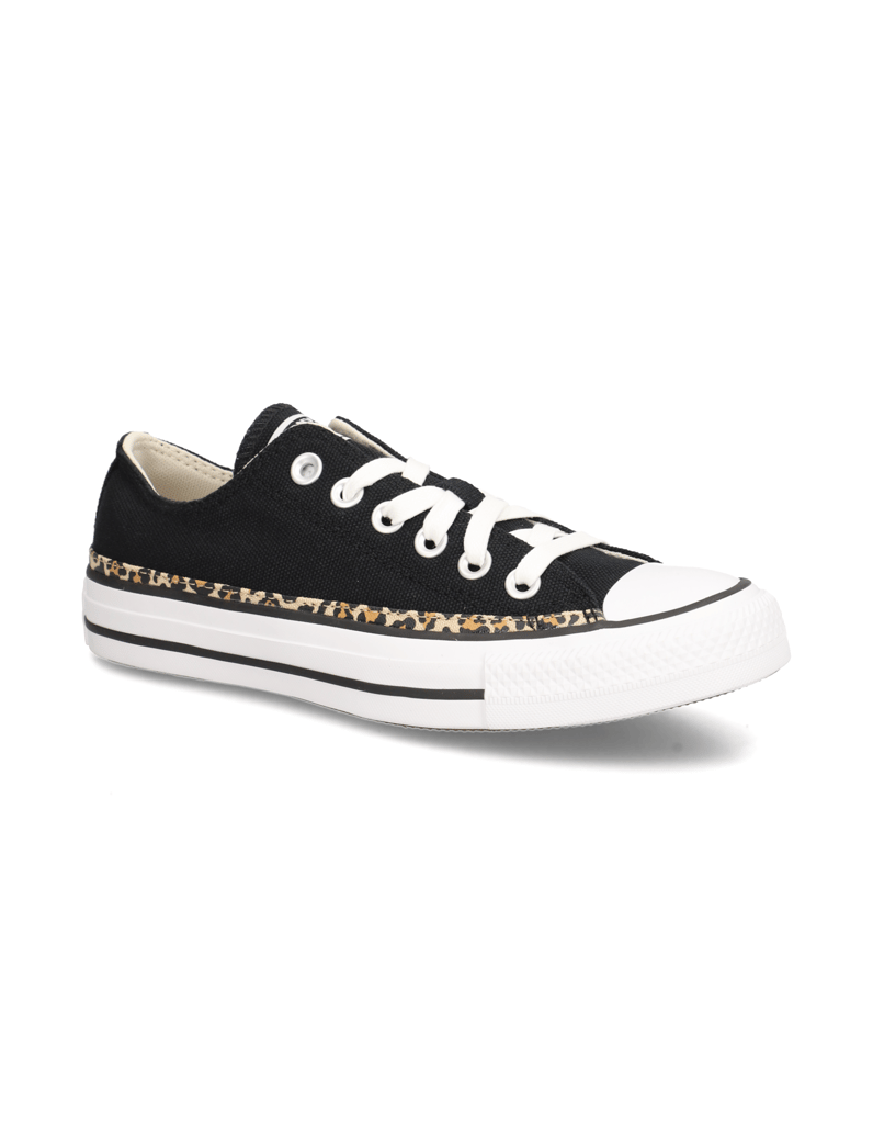 Converse-CHUCK-TAYLOR-ALL-STAR-LEOPARD-TRIM-čierna