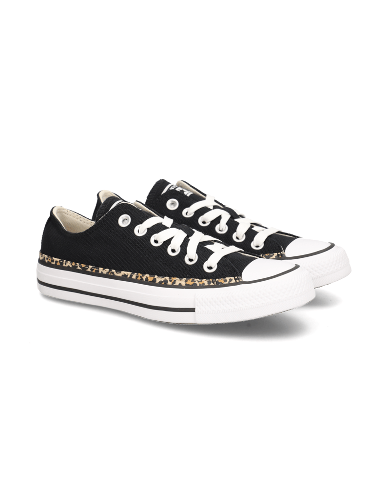 Converse-CHUCK-TAYLOR-ALL-STAR-LEOPARD-TRIM-čierna