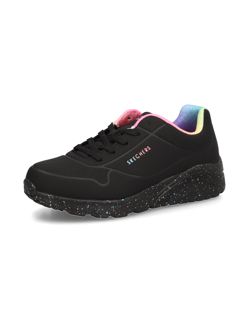 Skechers-Uno-Lite-Rainbow-Speckle-črna