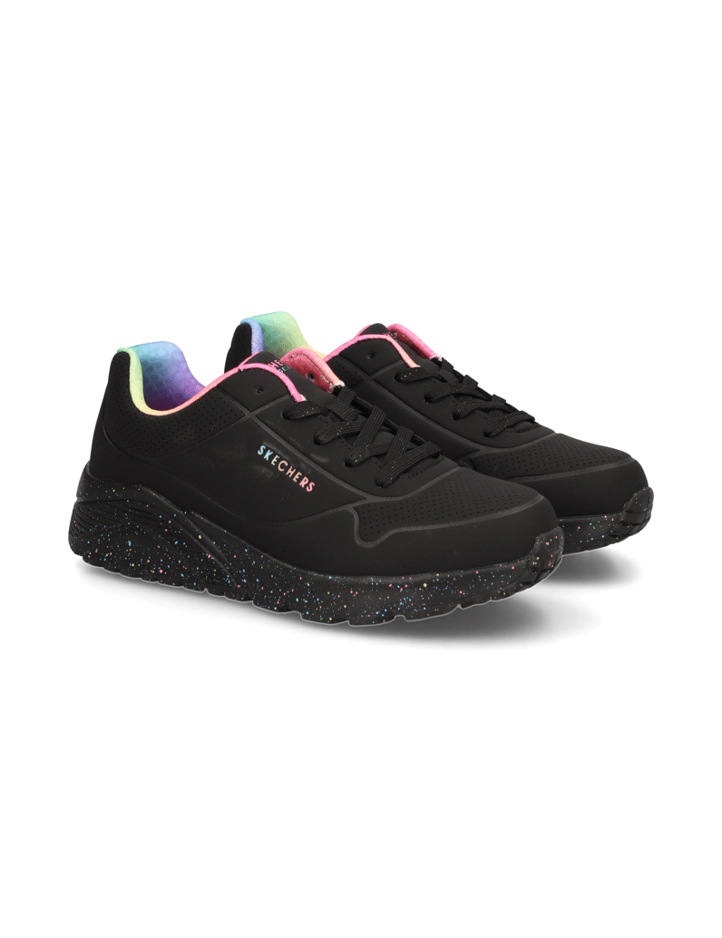 Skechers-Uno-Lite-Rainbow-Speckle-črna