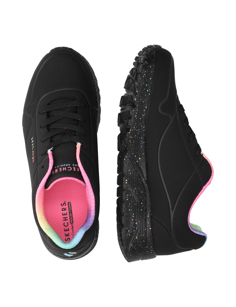 Skechers-Uno-Lite-Rainbow-Speckle-črna