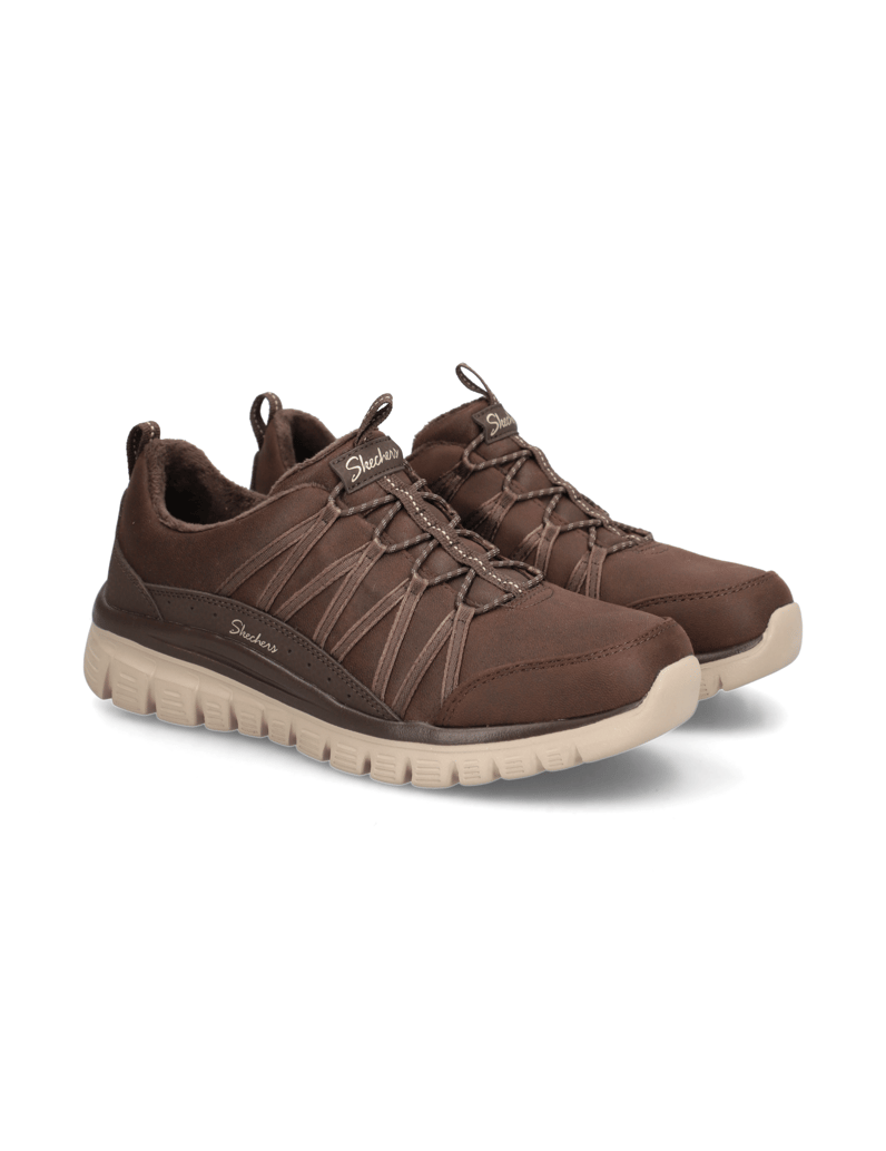 Skechers-GRACEFUL---COZY-HUG-rjava