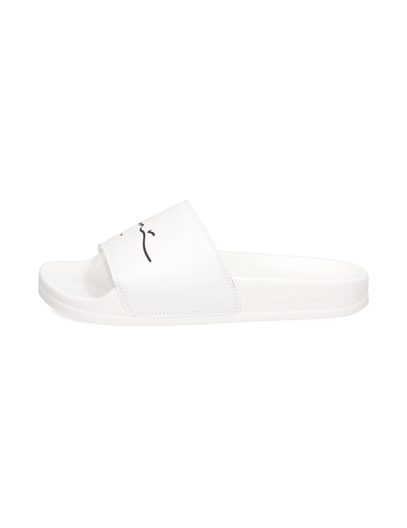 Karl-Kani-Pool-Slide-white/black-bela