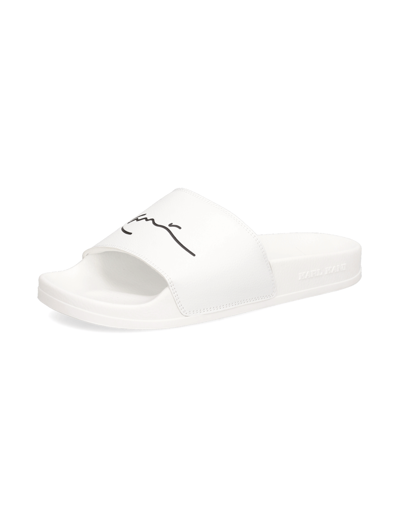 Karl-Kani-Pool-Slide-white/black-bela