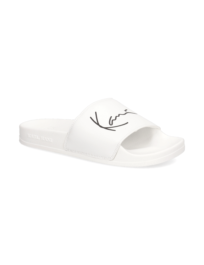 Karl-Kani-Pool-Slide-white/black-bela