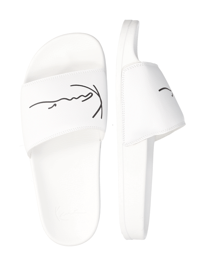 Karl-Kani-Pool-Slide-white/black-bela