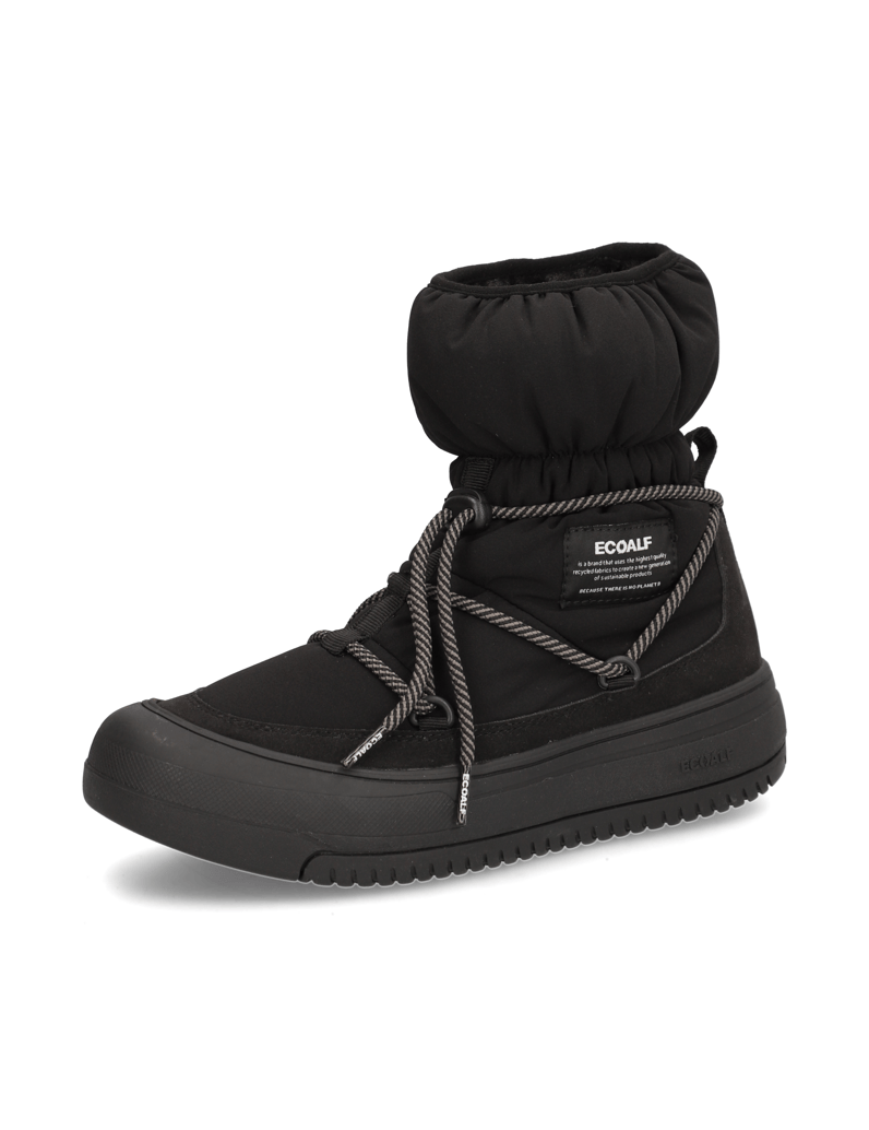 ECOALF-členková-obuv-čierna
