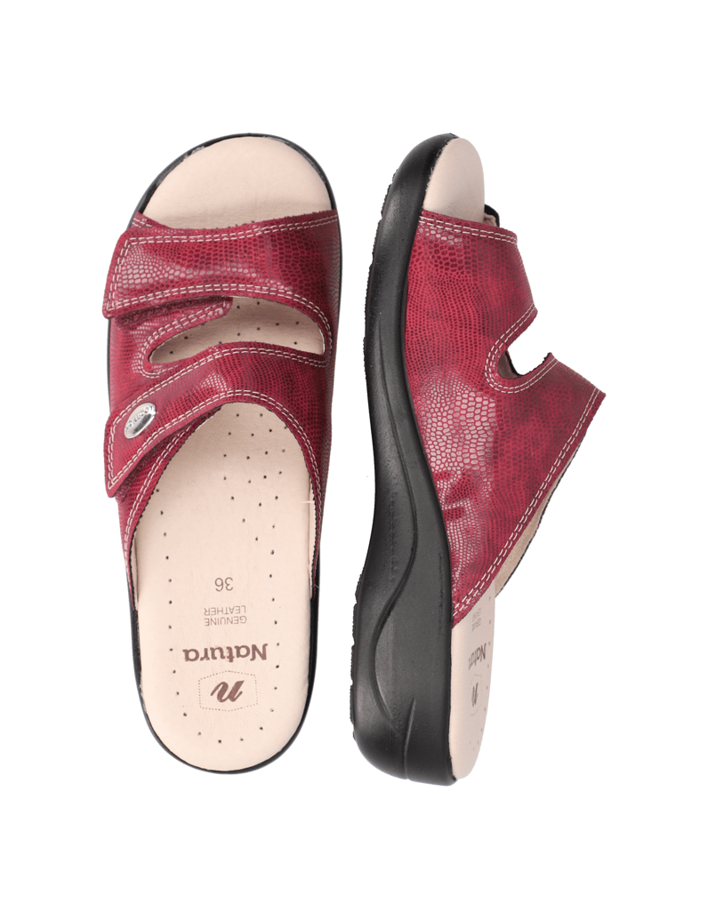 Natura-Glattleder-Hausschuhe-rot