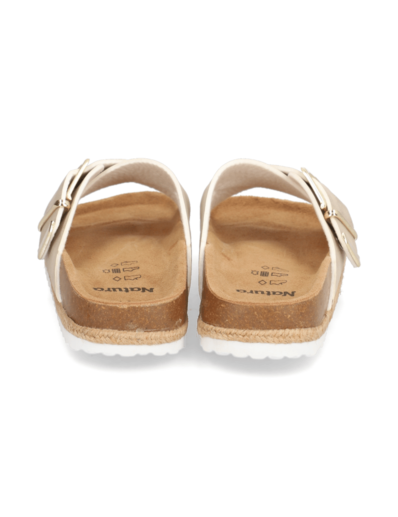 Natura-imitacija-usnja-hišni-copati-zlata