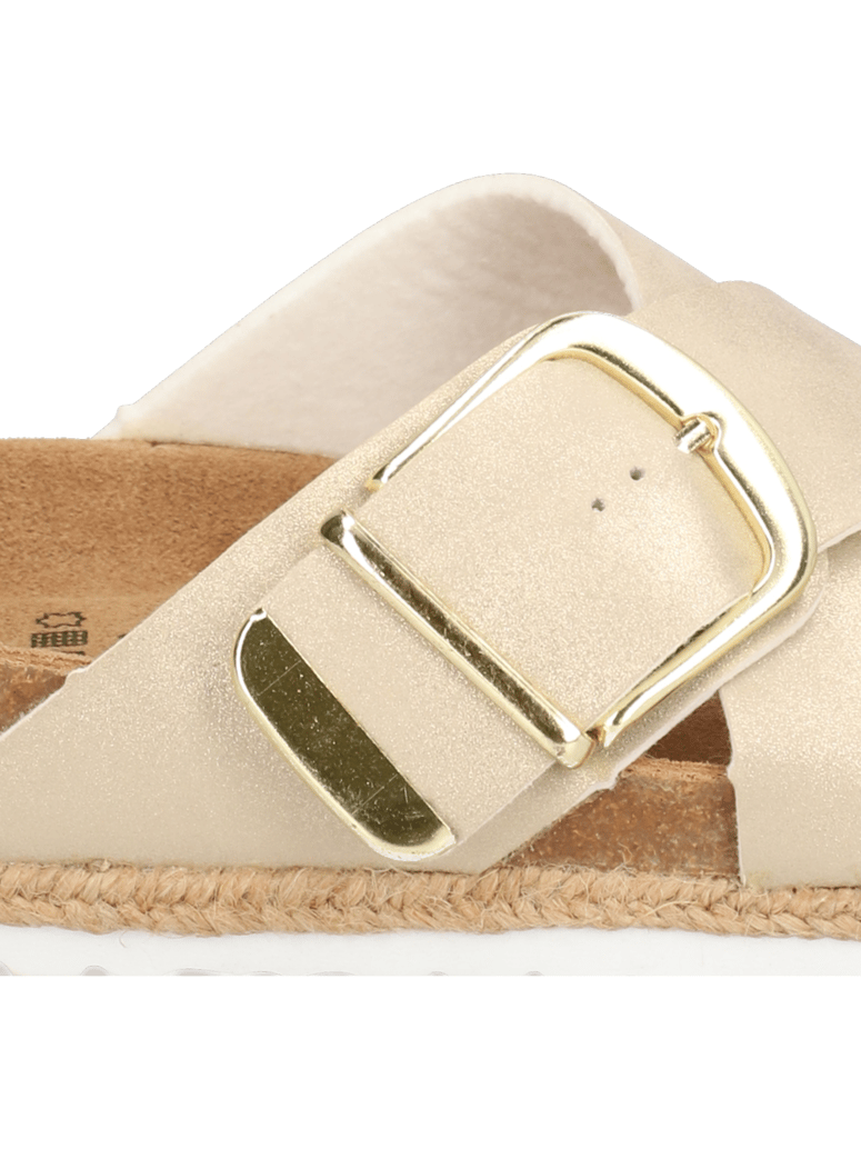 Natura-imitacija-usnja-hišni-copati-zlata