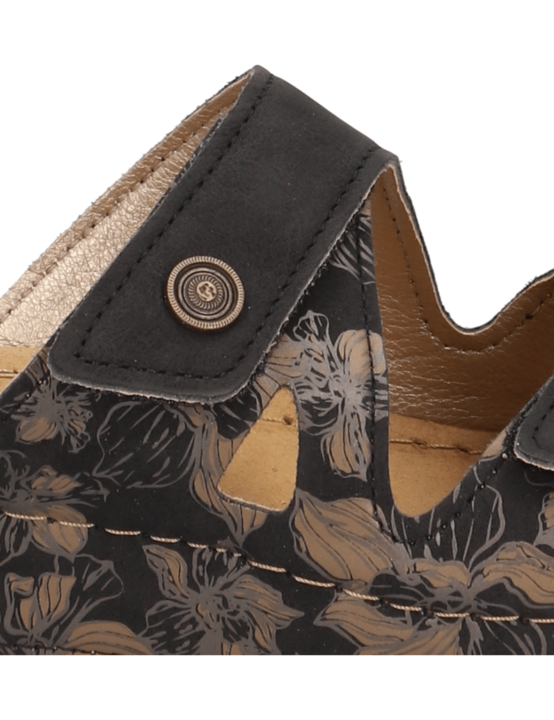 Natura-Hausschuh-schwarz