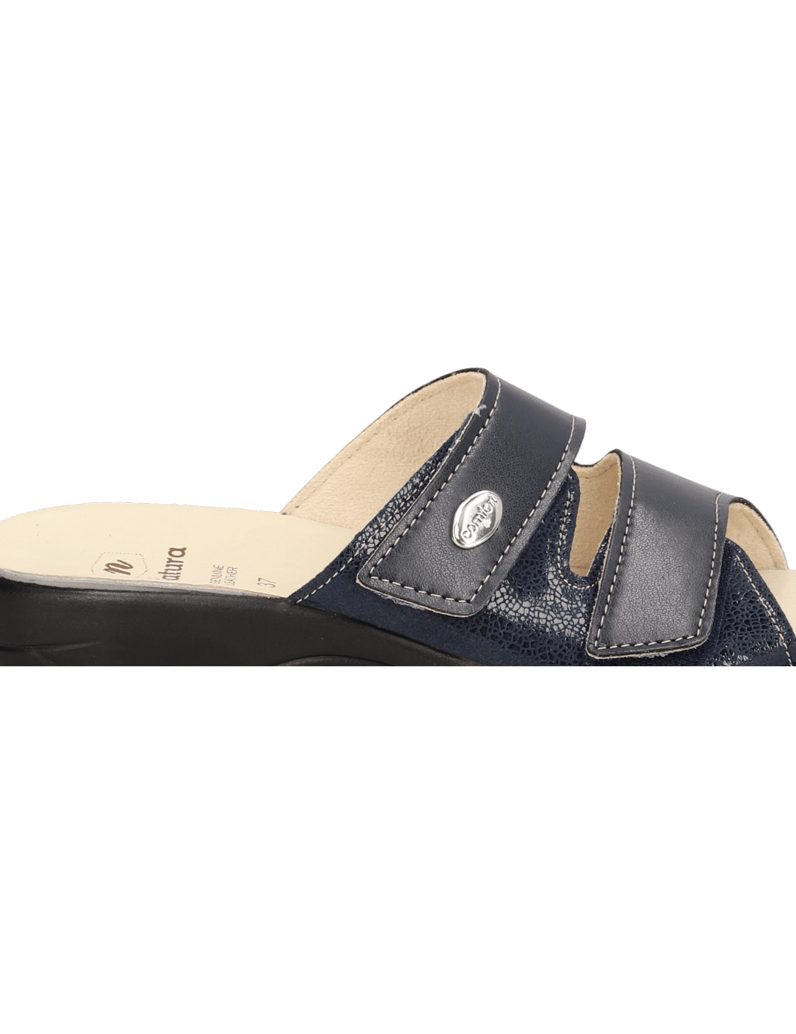 Natura-Glattleder-Hausschuh-blau