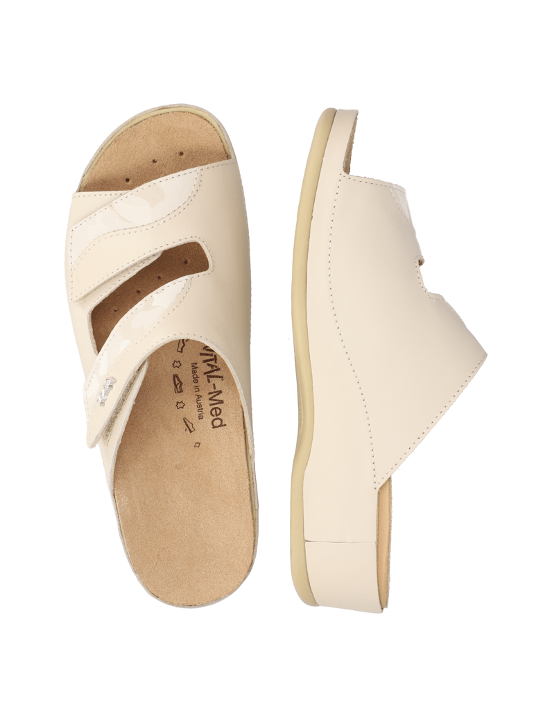 Vital-Glattleder-Hausschuh-beige
