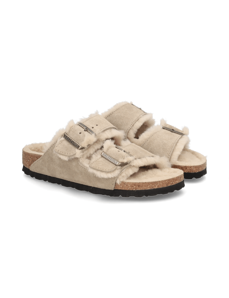 Birkenstock-ARIZONA-SHEARLING-LEVE-TAUPE-LAF-beige