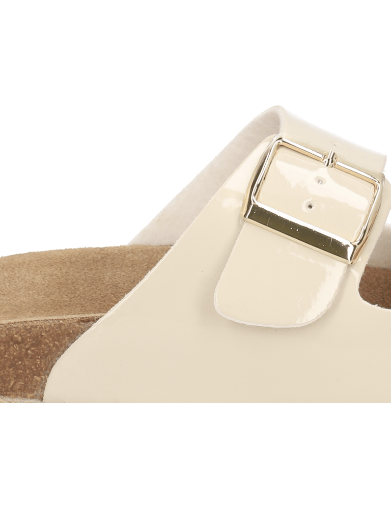 Natura-Synthetik-Lack-Hausschuh-schwarz