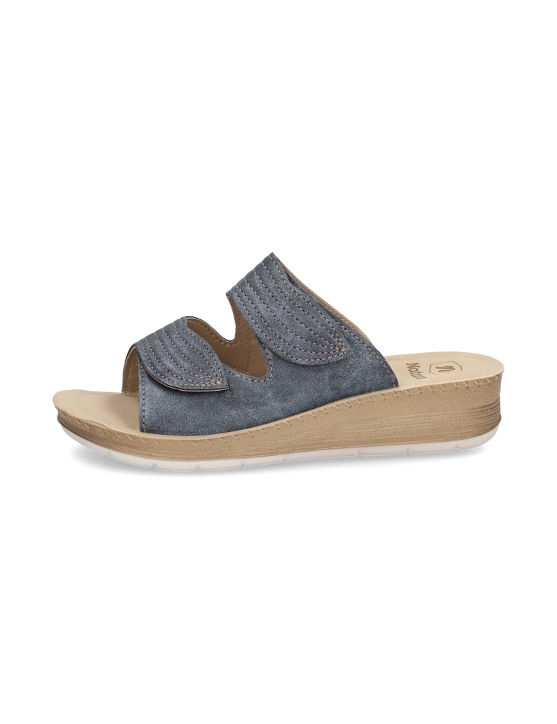 Natura-Hausschuh-blau