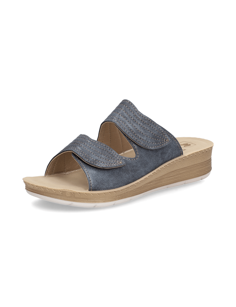 Natura-Hausschuh-blau