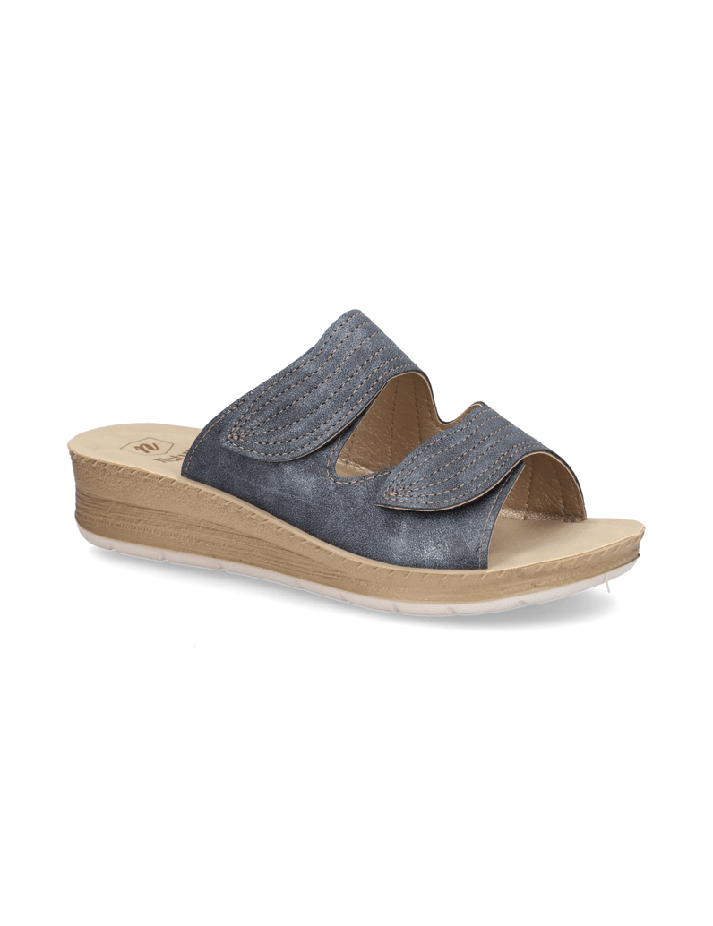 Natura-Hausschuh-blau