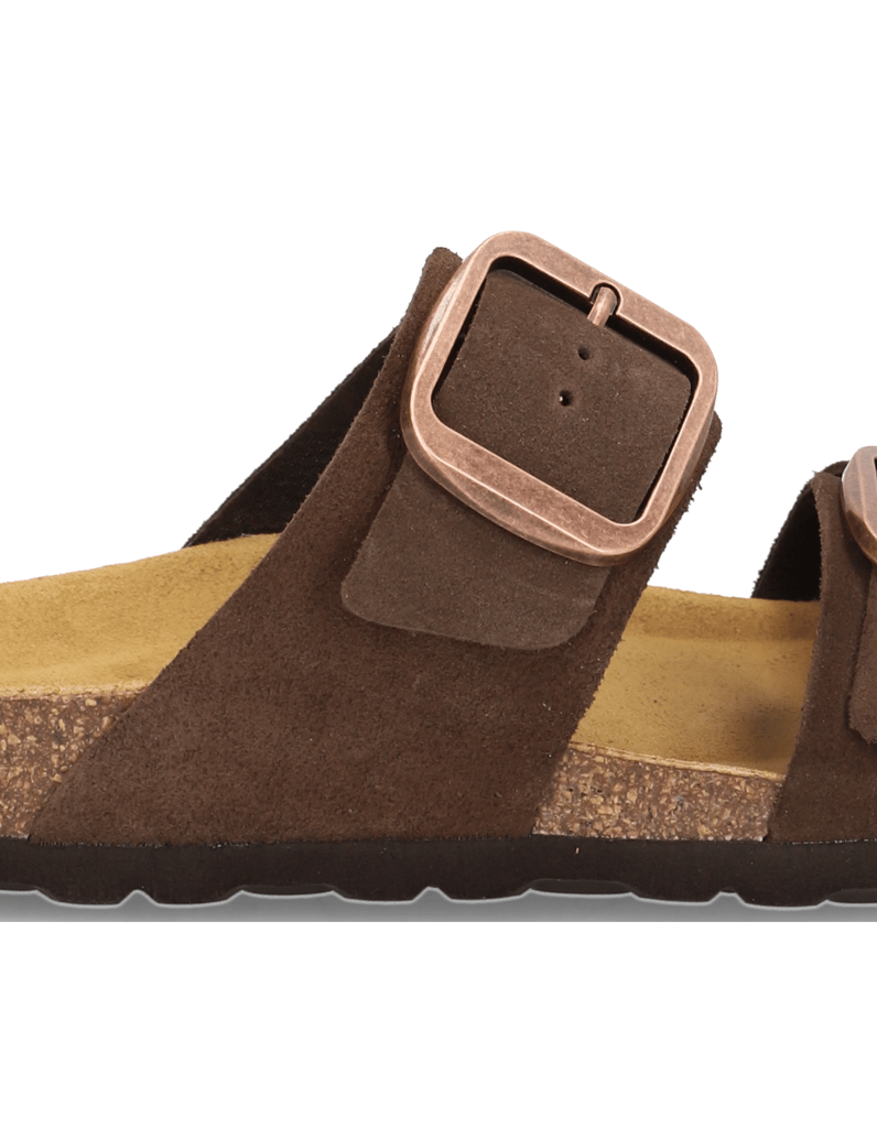 Natura-Veloursleder-Pantoffel-schwarz