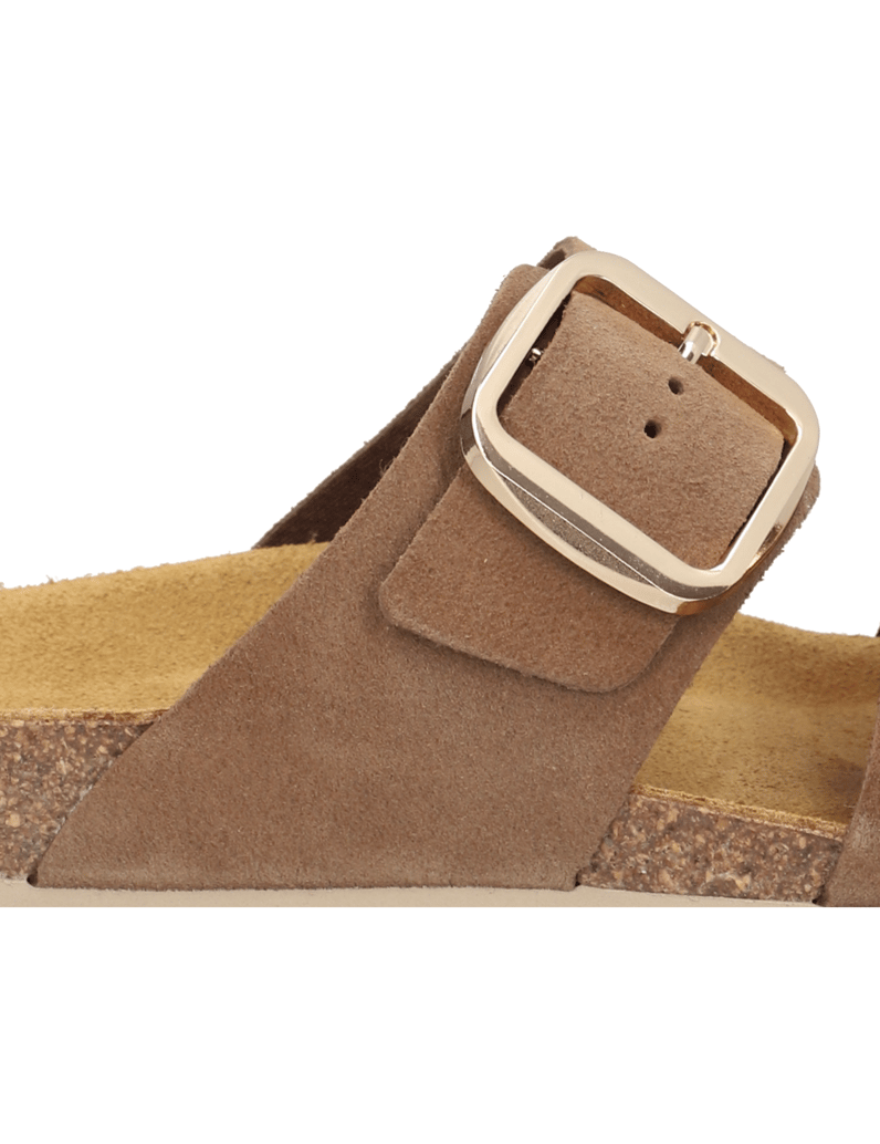 Natura-Veloursleder-Pantoffel-schwarz