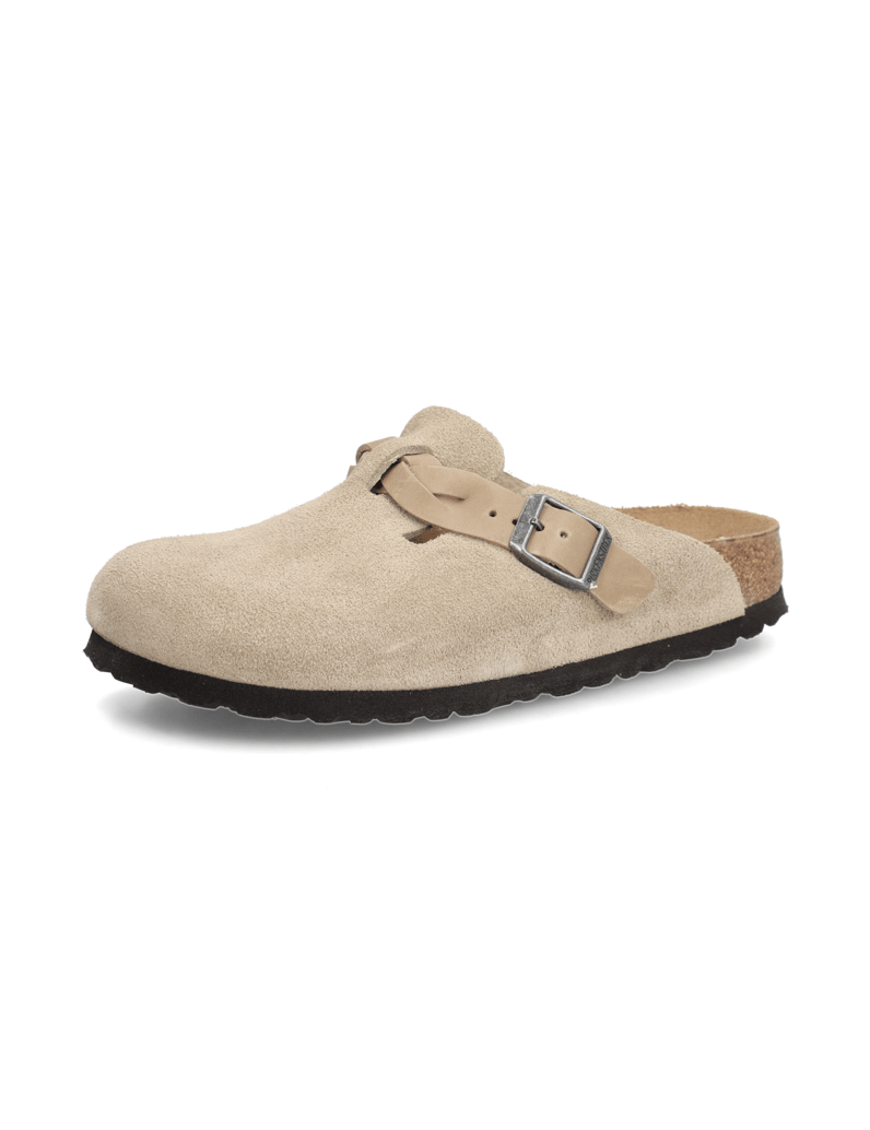 Birkenstock-BOSTON-BRAIDED-SUEDE-šedá