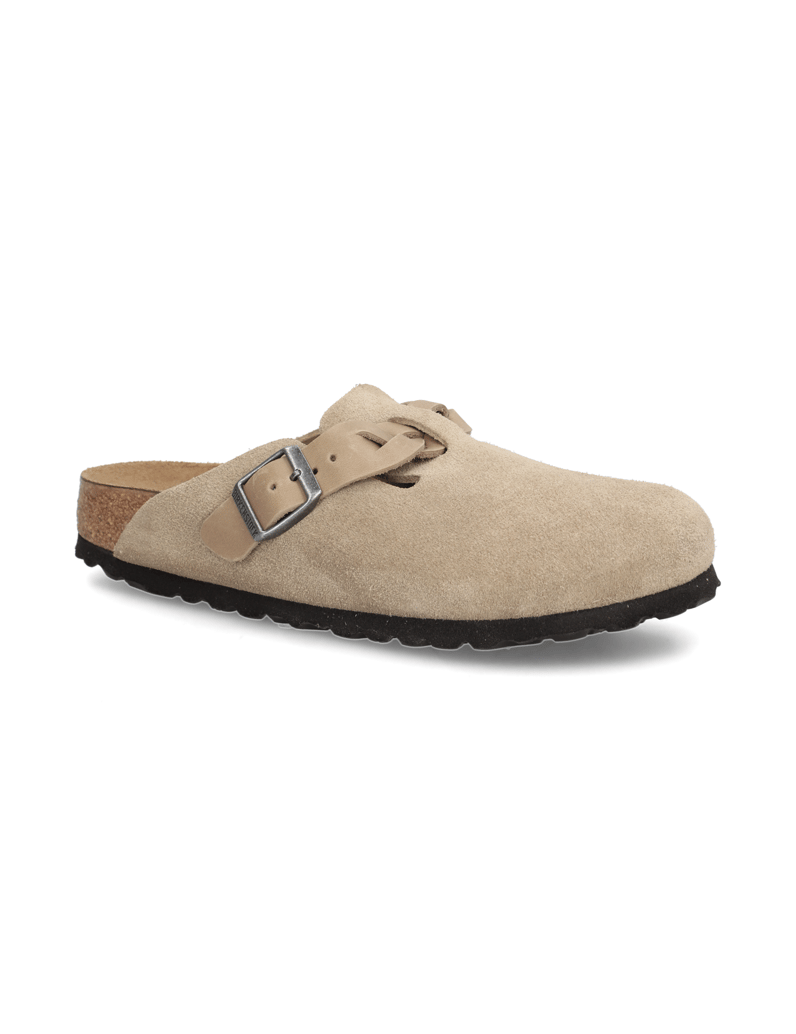 Birkenstock-BOSTON-BRAIDED-SUEDE-šedá