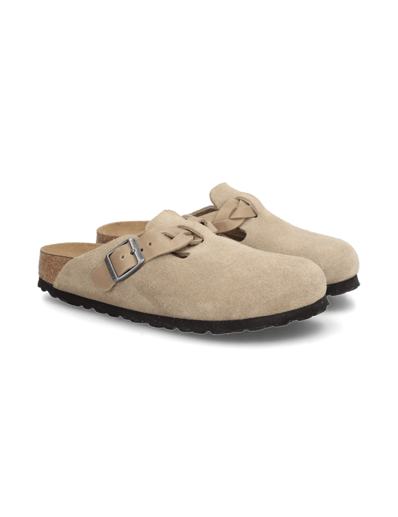 Birkenstock-BOSTON-BRAIDED-SUEDE-šedá