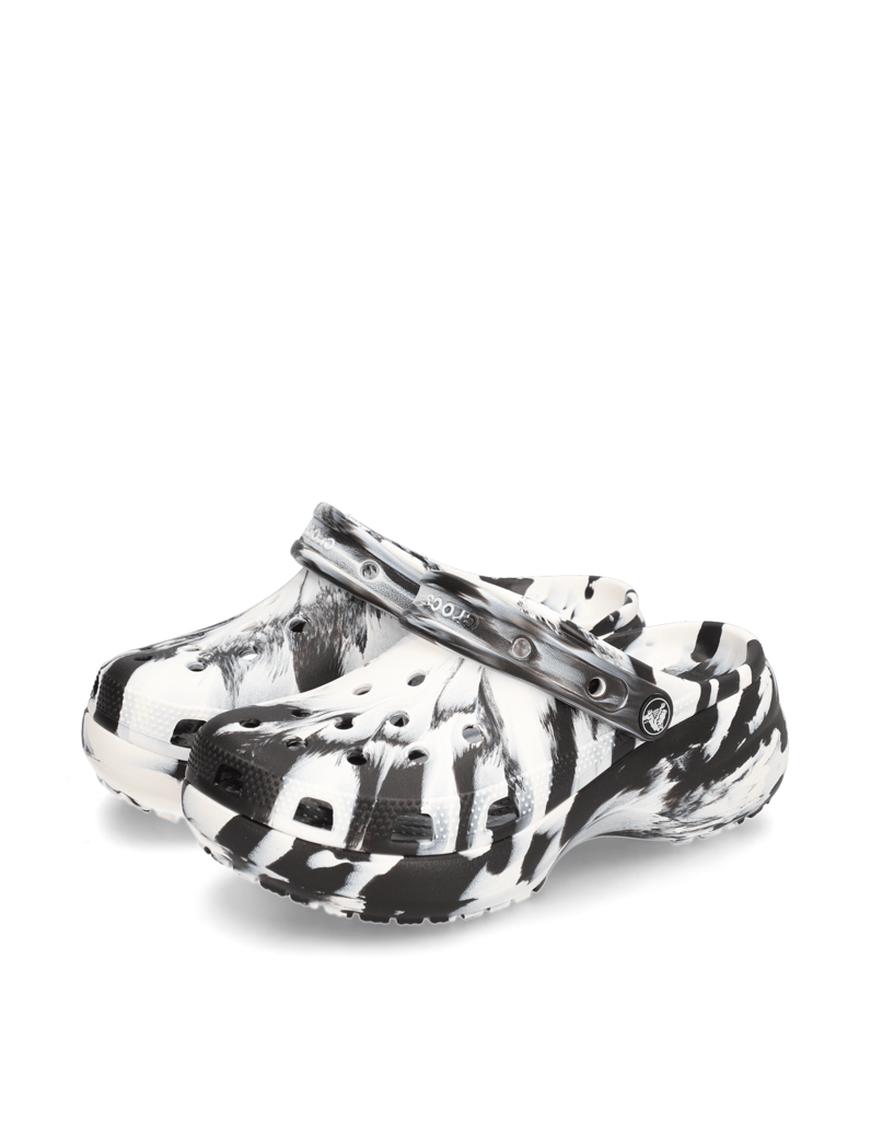 Crocs-CLASSIC-PLATFORM-MARBLED-CLOG