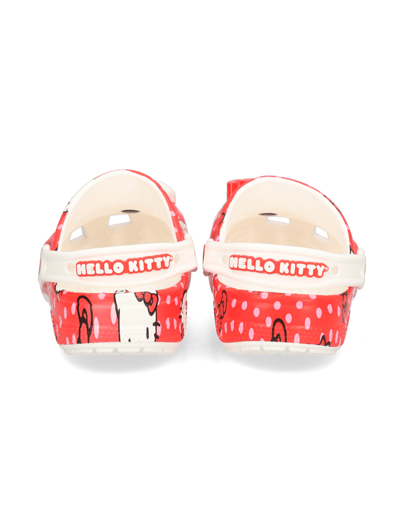 Crocs-HELLO-KITTY-RED-CLASSIC-CLOG-červená