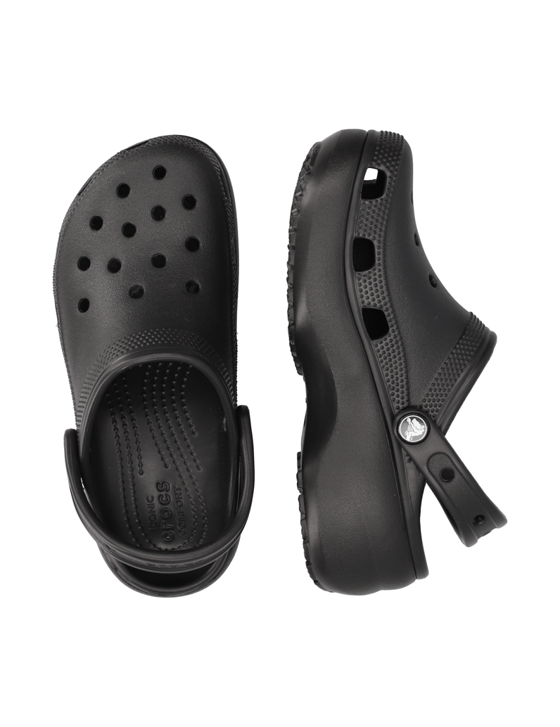 Crocs-CLASSIC-PLATFORM-CLOG-černá