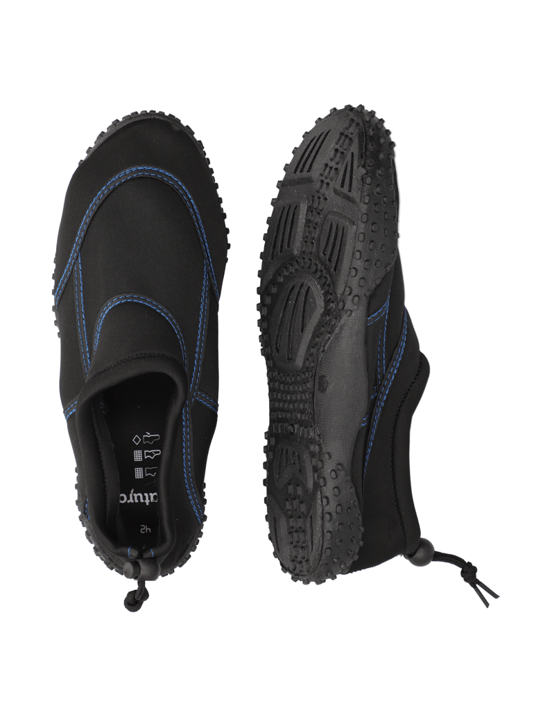 Natura-textil-sandále-k-vode-čierna