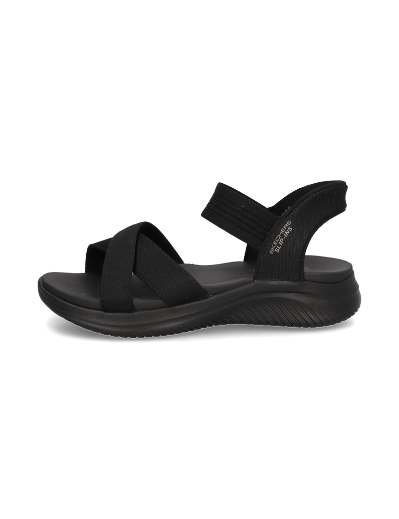 Skechers-SLIP-INS-ULTRA-FLEX-SANDAL-schwarz