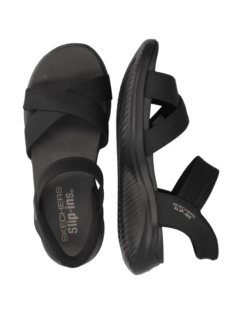 Skechers-SLIP-INS-ULTRA-FLEX-SANDAL-schwarz
