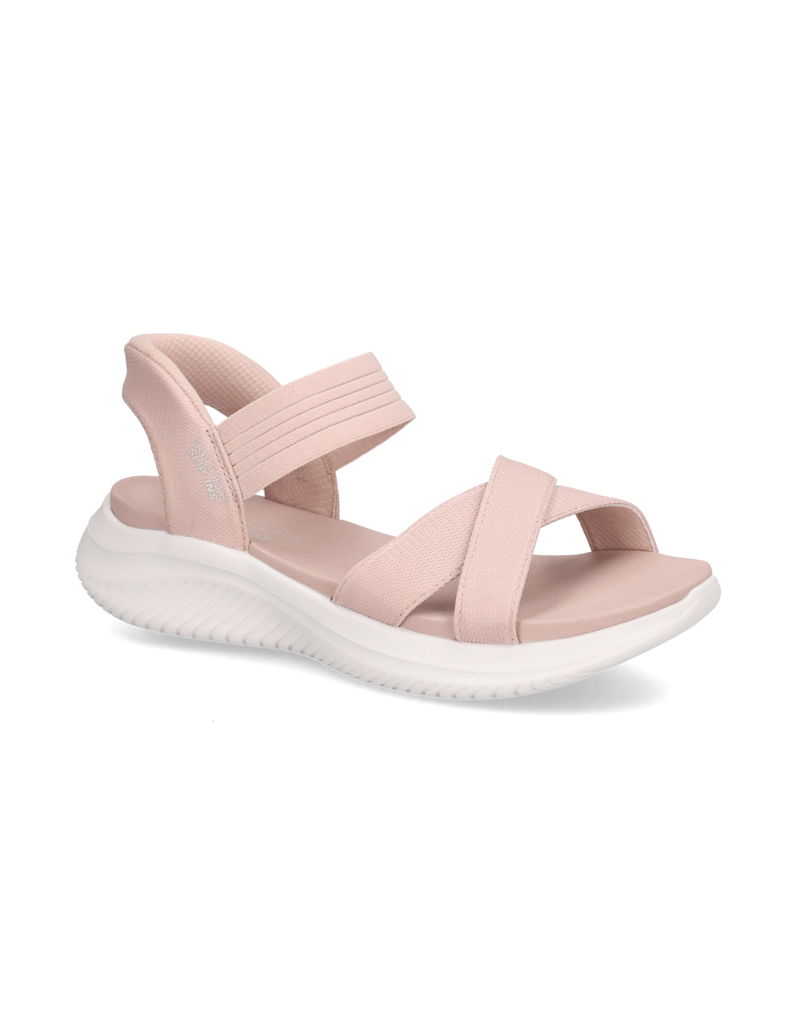 Skechers-SLIP-INS-ULTRA-FLEX-SANDAL-schwarz