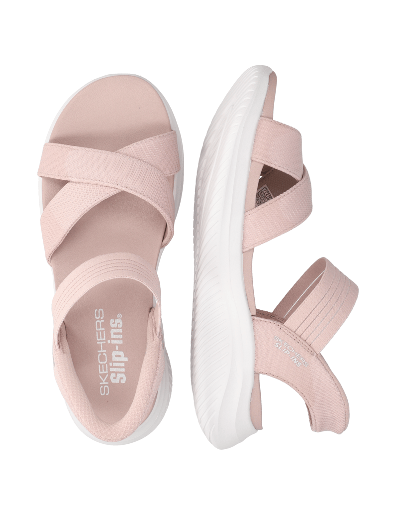 Skechers-SLIP-INS-ULTRA-FLEX-SANDAL-schwarz