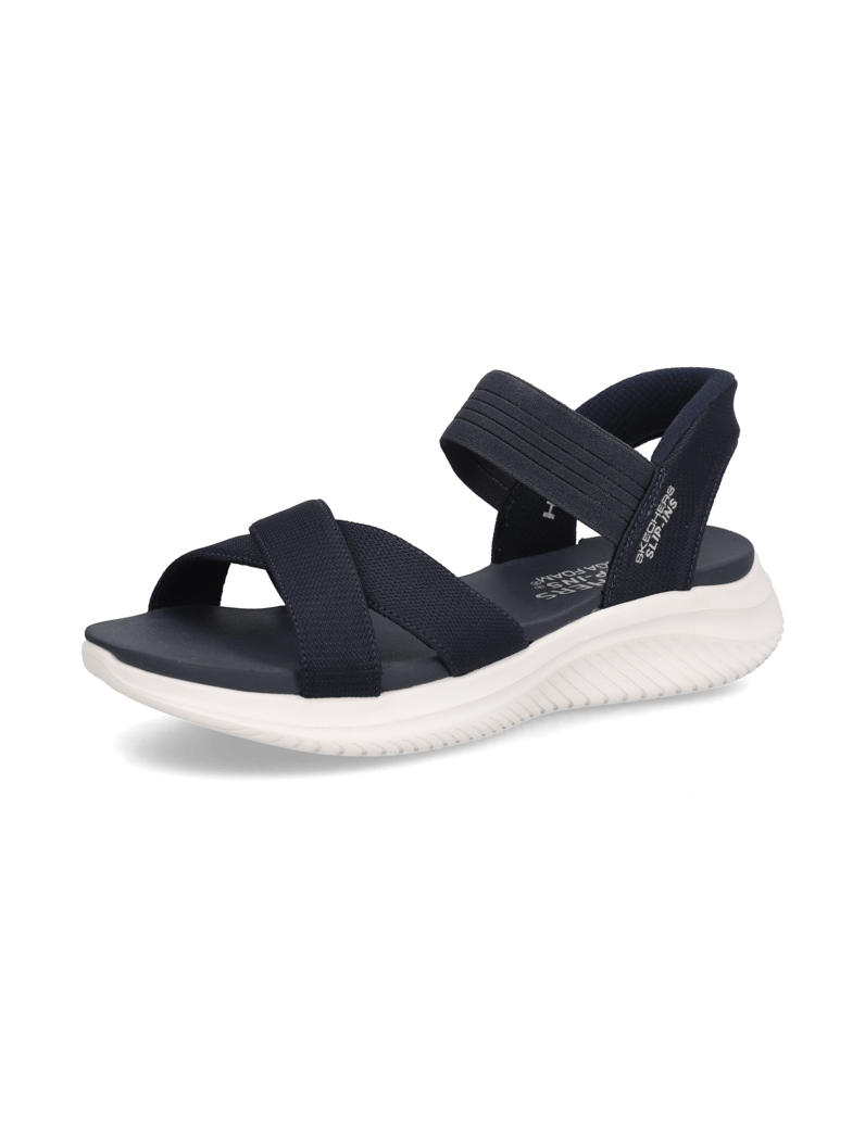 Skechers-SLIP-INS-ULTRA-FLEX-SANDAL-schwarz