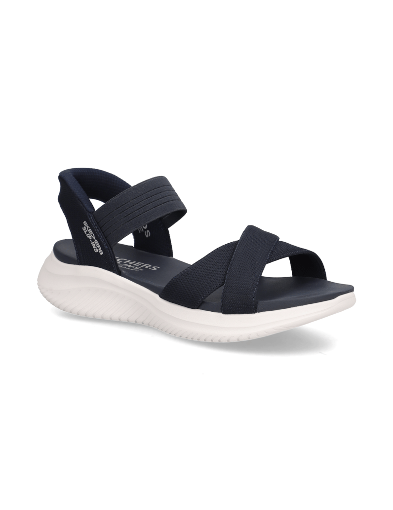 Skechers-SLIP-INS-ULTRA-FLEX-SANDAL-schwarz