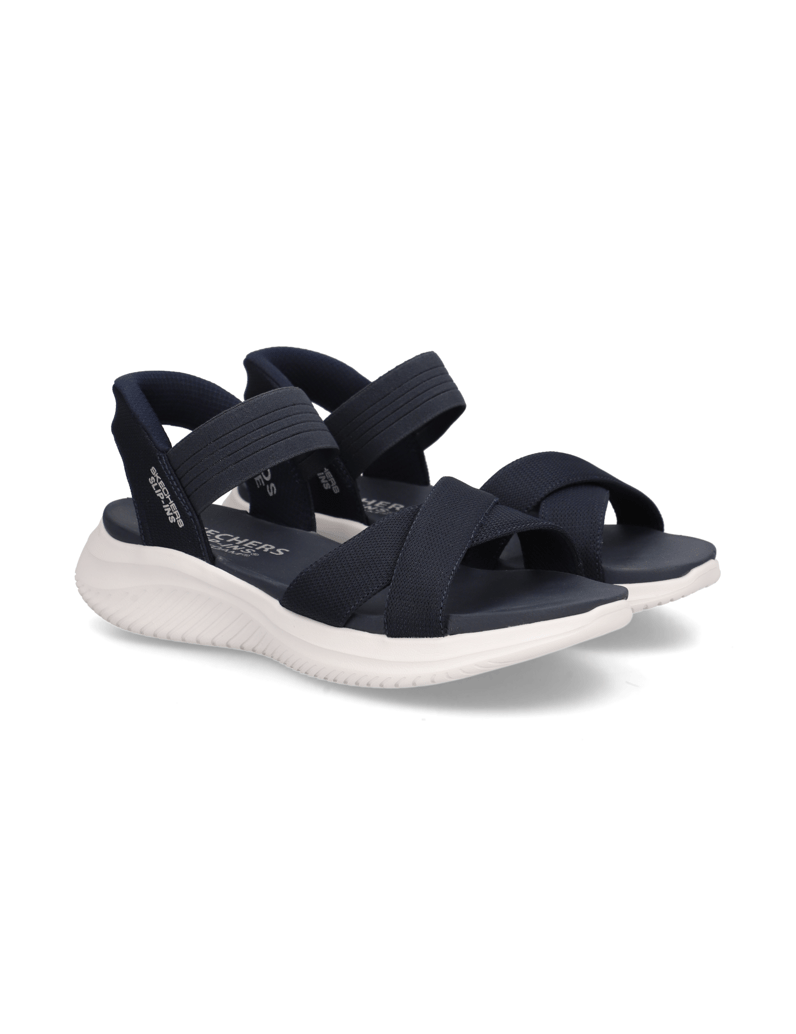 Skechers-SLIP-INS-ULTRA-FLEX-SANDAL-schwarz