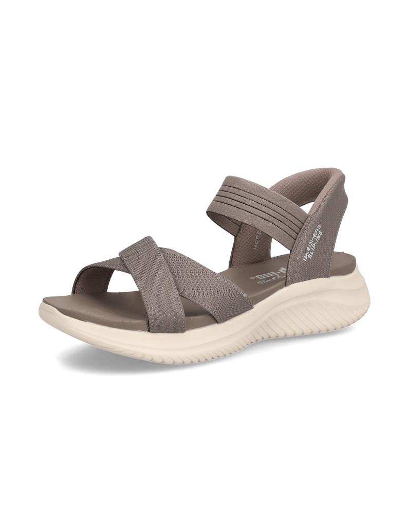 Skechers-SLIP-INS-ULTRA-FLEX-SANDAL-schwarz