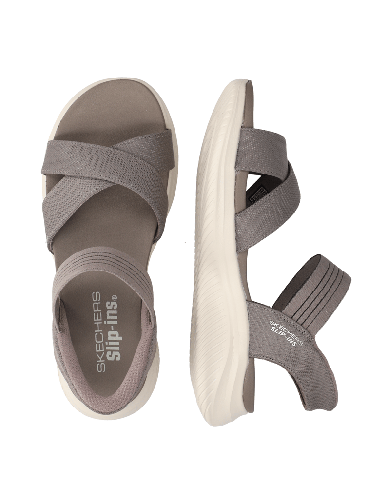 Skechers-SLIP-INS-ULTRA-FLEX-SANDAL-schwarz