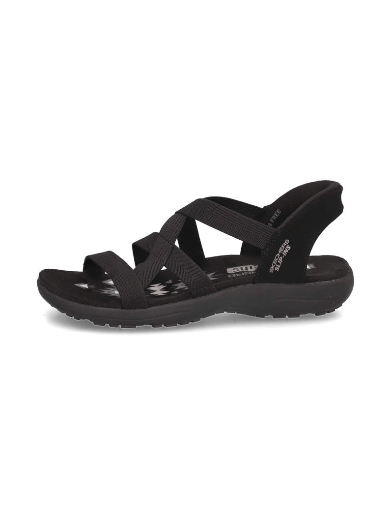 Skechers-SLIP-INS-REGGAE-SLIM-SANDAL-černá