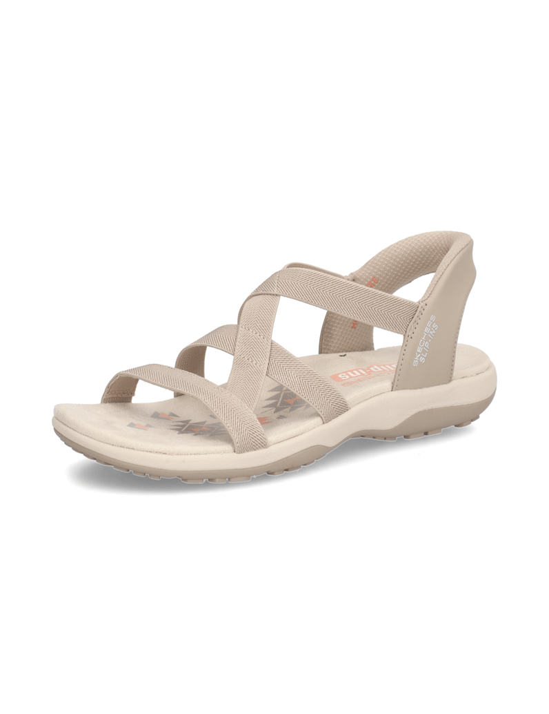 Skechers-SLIP-INS-REGGAE-SLIM-SANDAL-černá