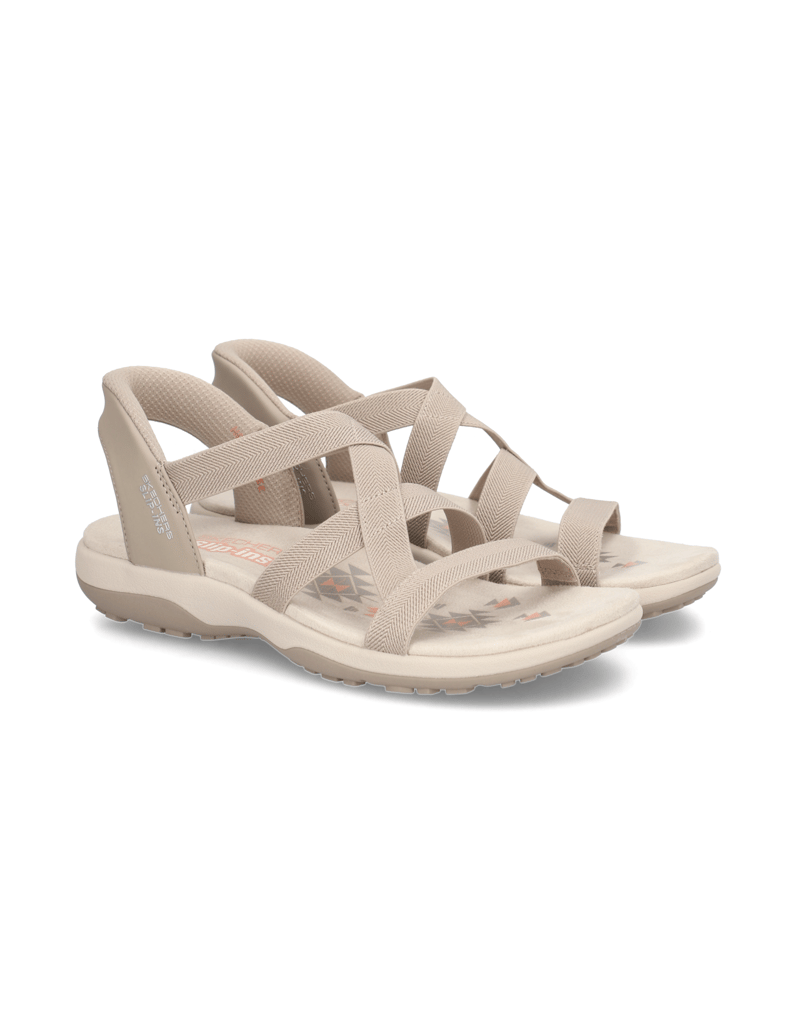 Skechers-SLIP-INS-REGGAE-SLIM-SANDAL-černá