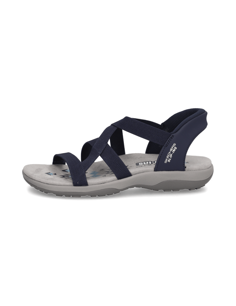 Skechers-SLIP-INS-REGGAE-SLIM-SANDAL-černá