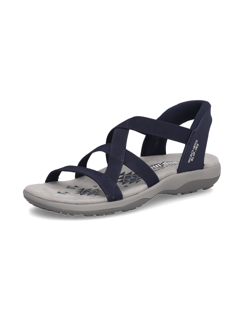 Skechers-SLIP-INS-REGGAE-SLIM-SANDAL-černá