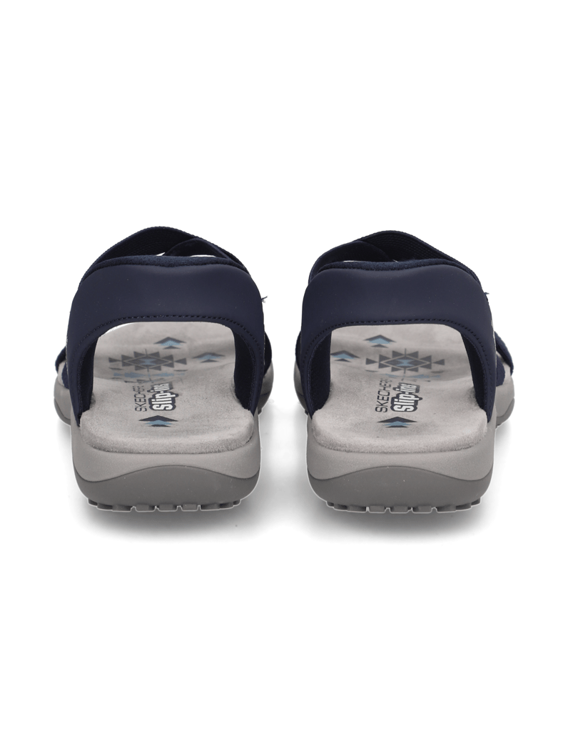 Skechers-SLIP-INS-REGGAE-SLIM-SANDAL-černá